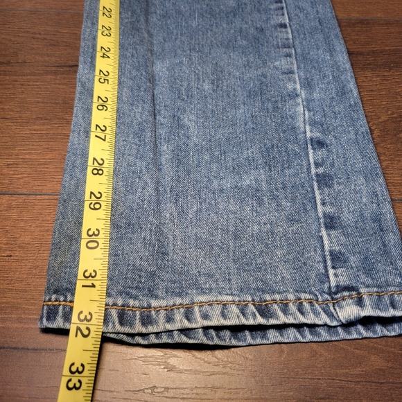 Levi's Mens 505 Blue Jeans Size 40X32 Classic Straight Leg Style - Picture 13 of 16
